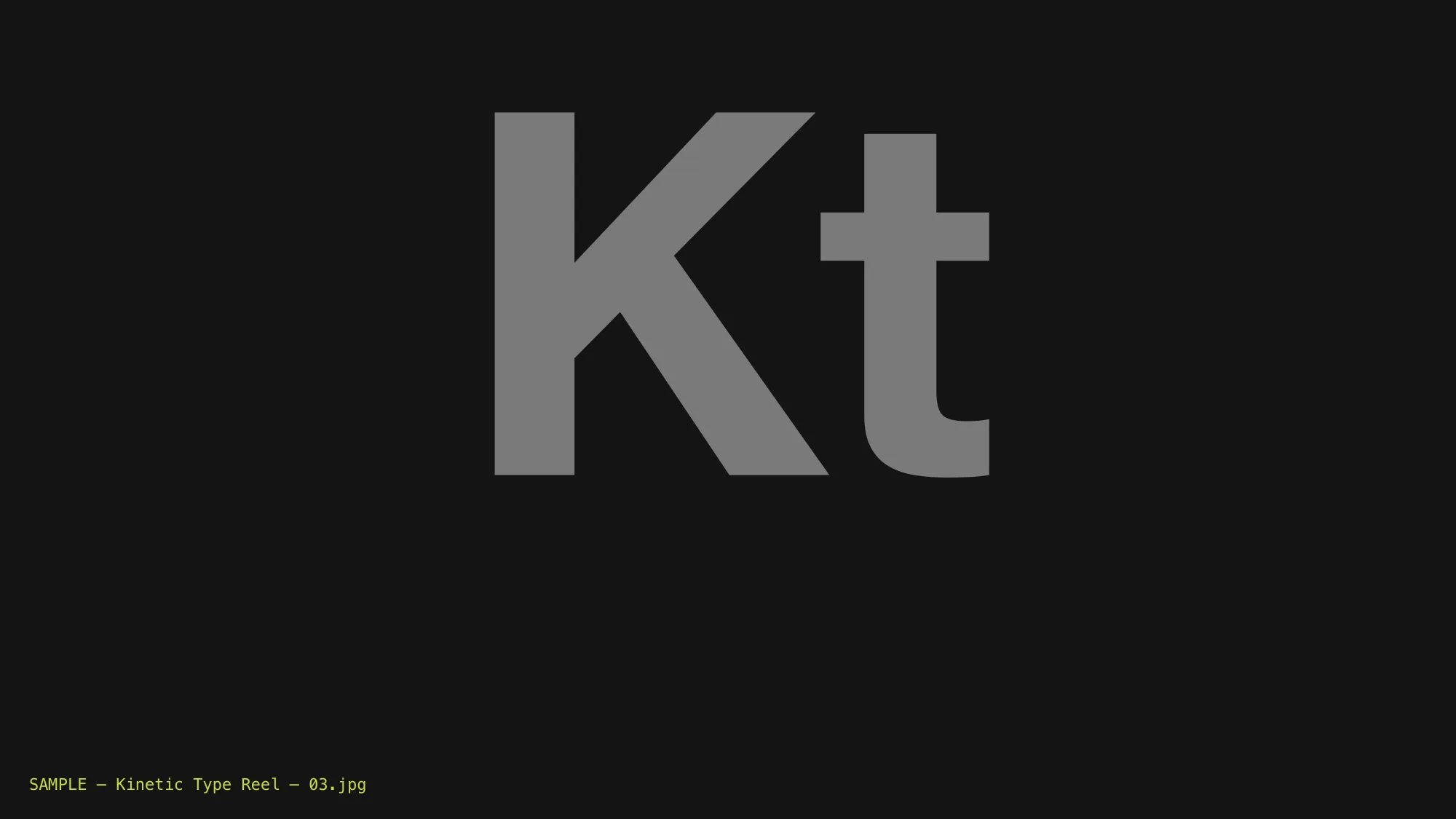 Kinetic Type Reel, image 4
